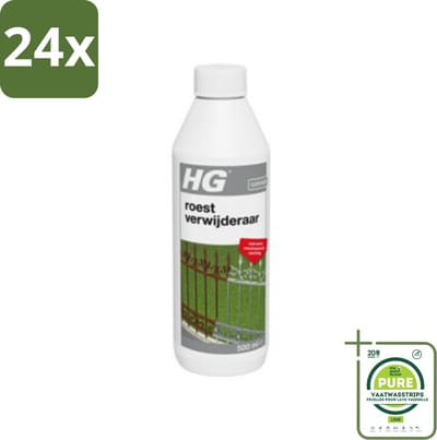 HG Roestverwijderaar 500 ml - Voordeelverpakking - 24 stuks - Roestverwijderaar - Roest verwijderen
