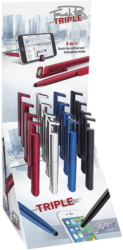 WEDO® Touch Pen TRIPLE 3-in-1: