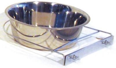 RVS Bak + Beugel 21 CM