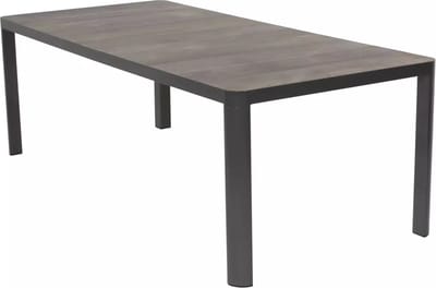 Les - Tuintafel Castilla nuance 160x90 cm - antraciet