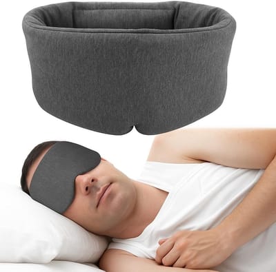 Ultra Zacht en Ademend Oogmasker voor Volwassenen, Lichtdoorlatend en Verstelbaar, Ideaal voor Reizen, Vliegtuig en Kantoor, Perfect voor Ontspanning en Slaap
