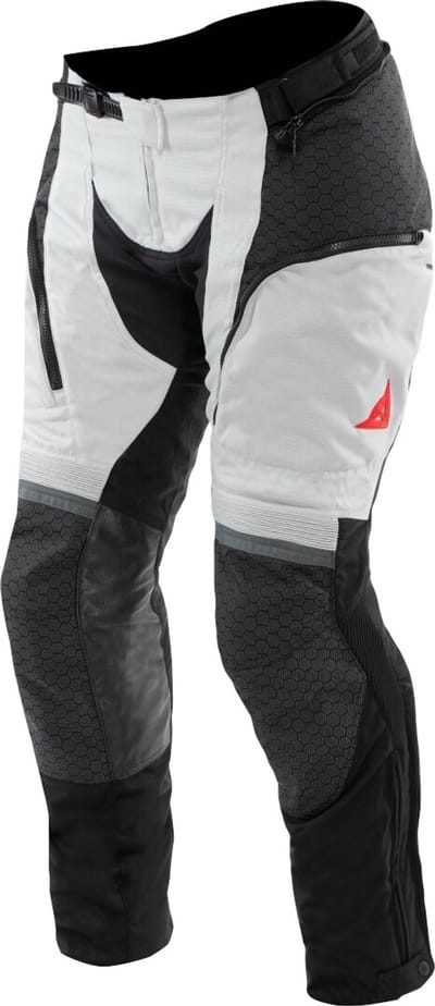Dainese Super Adventure Absøluteshell™ Waterdichte Zwart Glacier Grijs Rood Textiele Motorbroek - Broek