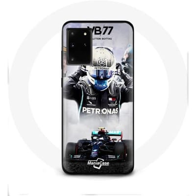 Hoesje voor Samsung galaxy S11 plus Formule 1 Valtteri Bottas F1 coureur Zwart