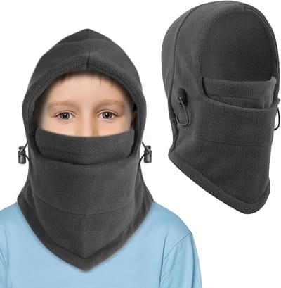 Thermische Balaclava voor Kinderen - Multifunctionele Winddichte Ski Masker met Volledige Gezichtsbedekking, Ademend en Warm voor Buitenactiviteiten in de Winter