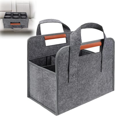 Vouwbare Drinkhouder met Handvat, Gevoerde Drinktas, Draagbare Drinkoplossing voor Auto, Picknick, Sport en Buitenevenementen