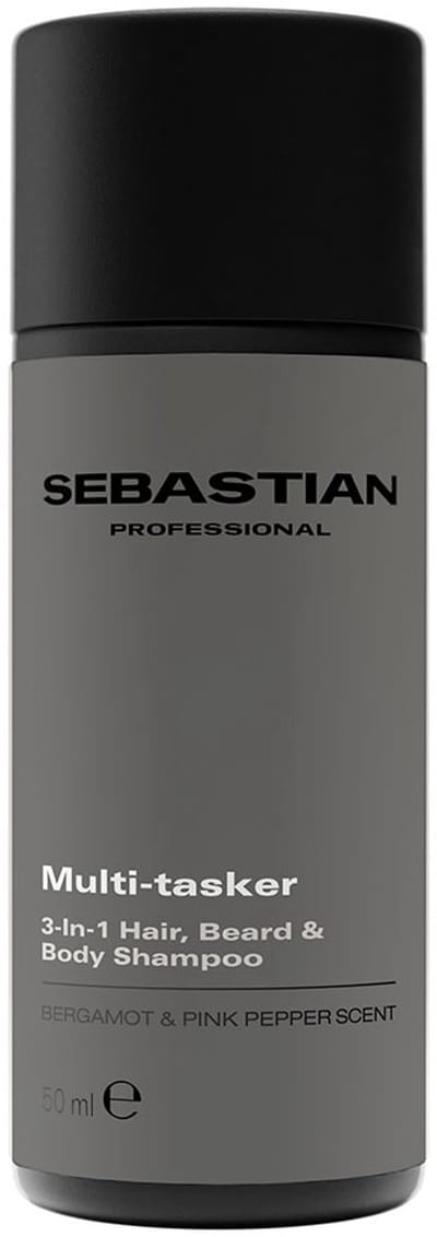 Sebastian Multitasker for Men 3-in-1 Hair, Beard and Body Shampoo 50ml