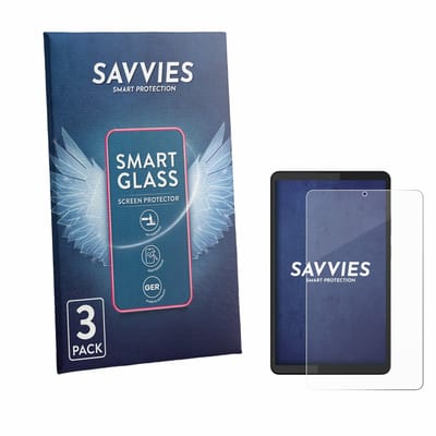 3 Stuks Savvies Screenprotector - geschikt voor Lenovo Tab One 8.7" - beschermfolie glas transparant