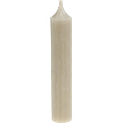 Taper kaarsen korte kaarsen bruin herfstdecoratie Ø21/110mm 6 st, 6 St