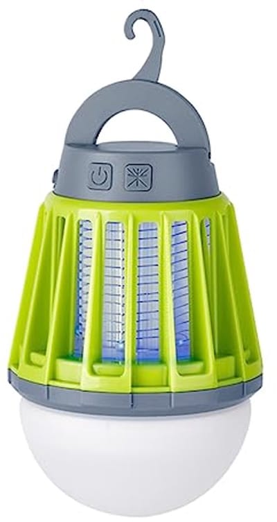 2-in-1 Muggenlamp Groen, Draagbaar Campinglicht - IPX6 Waterdicht, USB Oplaadbaar - Insectenvernieter voor Tent en Tuin