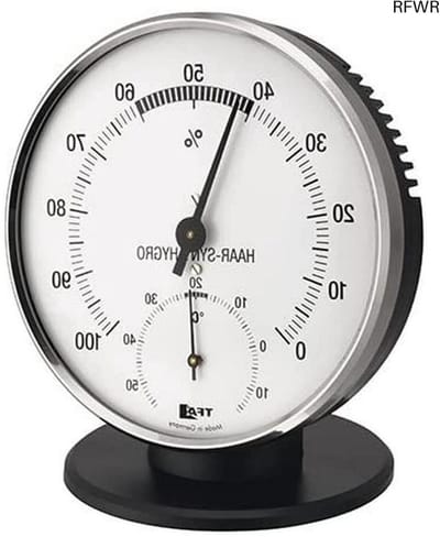 RFWR® Analoge thermo-hygrometer voor temperatuur- en luchtvochtigheidscontrole