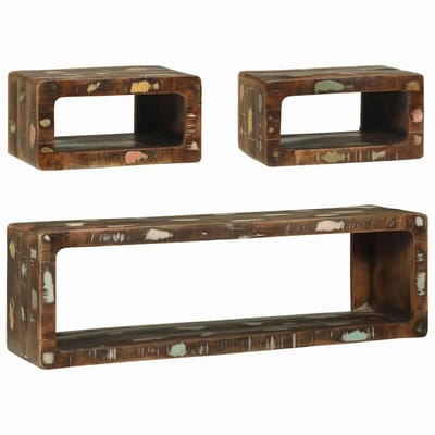vidaXL - Tv-meubelset - 3 - st - Multikleur - 100 - x - 30 - x - 32 - cm