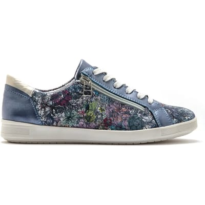 Leren enkeltrainers voor dames Pédiconfort