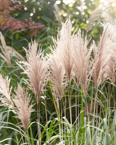 2 sets - Chinees Prachtriet Zaden Miscanthus Sinensis Meerjarig New Hybrids