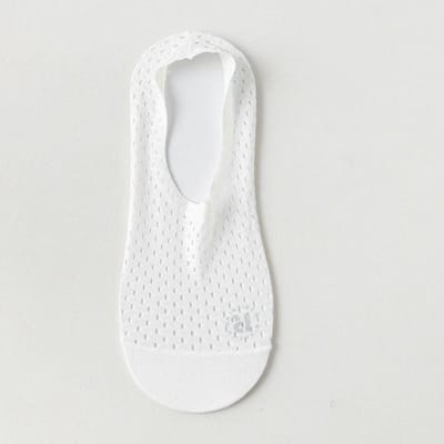 Effen kleur siliconen antislip sokken holle uit ademende zomer onzichtbare sokken heren ijs zijden sokken white