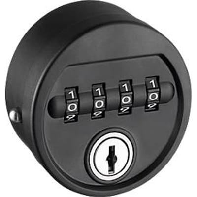 C+P Mechanisch combinatieslot WF 1401, vier cijfers, zwart