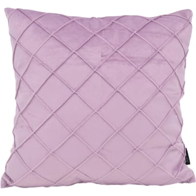 NOVÉE Velvet cross lila kussenhoes | 45x45 cm | velvet/polyester