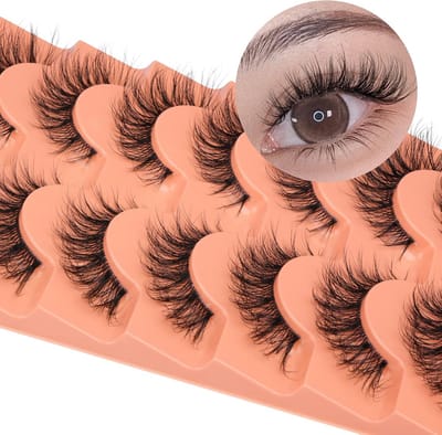 Nep Wimpers - Natuurlijke Look - Oog Make-up - Handgemaakt - 7 Paar - Helder
