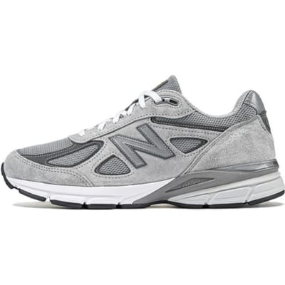 New Balance 990v4 MiUSA Baskets Gris Argent U990GR4 37 gray