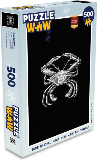 Puzzel Ernst Haeckel - Krab - Oude meesters - Vintage - Dieren - Kunst - Legpuzzel - Puzzel 500 stukjes