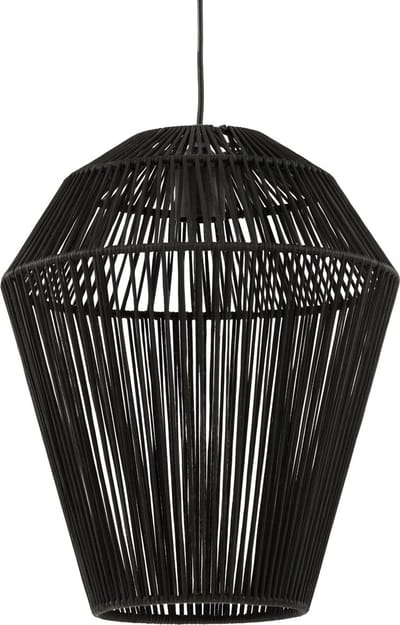 Light & Living Hanglamp Deya - Zwart - Ø45cm - Modern - Hanglampen Eetkamer, Slaapkamer, Woonkamer