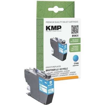 KMP Inktcartridge vervangt Brother LC-3219XLC Compatibel Cyaan B58CX 1538,4003