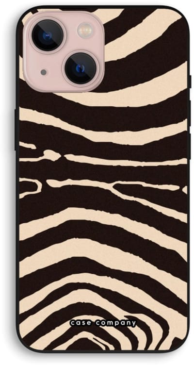 Case Company® - Hoesje geschikt voor iPhone 13 mini hoesje - Arizona Zebra - Biologisch Afbreekbaar Telefoonhoesje - Bescherming alle Kanten en Schermrand