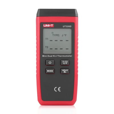 Allecto - Mini Type Thermocouple Thermometer - Digitale Thermometer - LCD Display - 50 tot 1300 Graden Celsius - Nauwkeurig en Draagbaar - Geschikt...