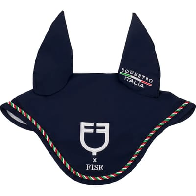 Korte muts van rekbaar stof met koord Equestro X Fise