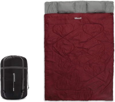 Mummieslaapzak - outdoor slaapzak - 230 x 80 cm - incl. tas verpakt - verschillende kleuren