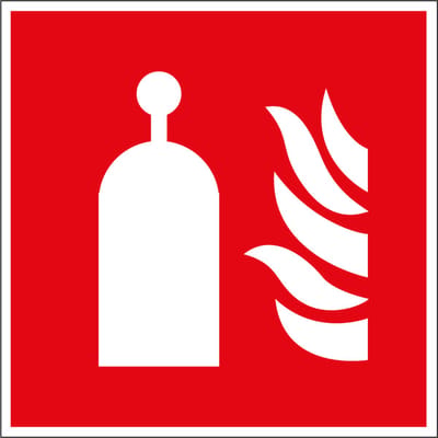 Op afstand bestuurbare unit sticker - ISO 7010 - F014 50 x 50 mm - 10 stuks per kaart