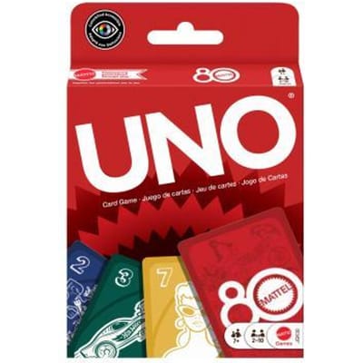 Mattel Games 80th Anniversary UNO Ruby Rode Kaartspel