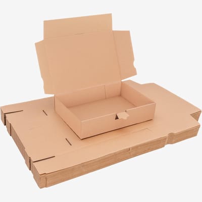 500 Verzenddozen Karton Bruin - Buitenmaat 350x250x80 mm - Ideaal voor Kleine Pakketten