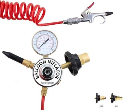 Ballon inflator/ontspanner met verlengslang