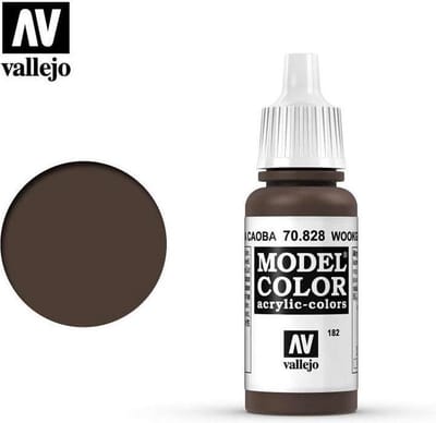 Vallejo Hobbyverf Acrylverf - 70828 Model Color Wood Grain - Acryl Verf flesje - 17 ml
