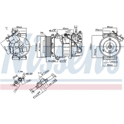 Compressor airconditioning NISSENS 890299