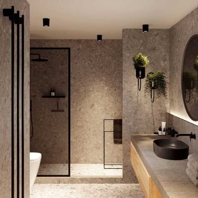 HOFTRONIC Paxton LED Opbouwspot - 4 Watt 345 Lumen - 4000K neutraal wit - GU10 - Badkamer Opbouwspot - Dimbaar - IP64 Waterdicht - Rond - Voor binnen