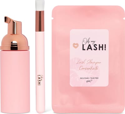 Oh My Lash! - Set bestaande uit Lash Shampoo Concentrate - Foamflesje - Reinigingsborstel