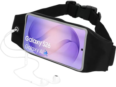 Mobiparts Comfort Fit Sport Belt geschikt voor Samsung Galaxy S26 - Zwart