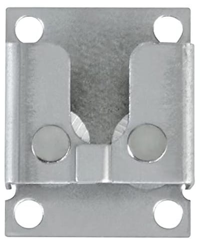 Rolhouder voor rolluik - verzinkt staal, roest- en corrosiebestendig, afmetingen 50 x 40 mm