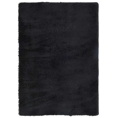 vidaXL - Hoogpolig - vloerkleed - NAVARRA - 240x340 - cm - polyester - zwart
