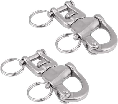 Draaibare Karabijnhaak RVS 316 - Snelschakel voor Zeilboot en Accessoires