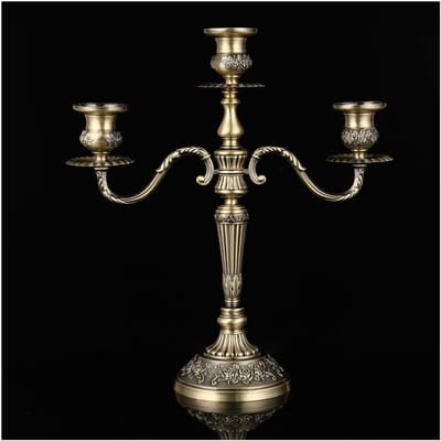 Kandelaar Houders - Metalen Kaarsenstandaard - Huis Decoratie - Glanzende Afwerking - 10x10x10 mm - A