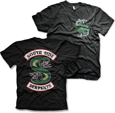 Riverdale South Side Serpents T-shirt Zwart