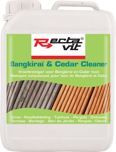 Rectavit terrasreiniger bankirai en cedar 2,5 l