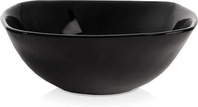 Kom Glas Zwart LUNA 11,5 cm, 190 ml - Kommen - Schaaltje - Kommetje - Schaal