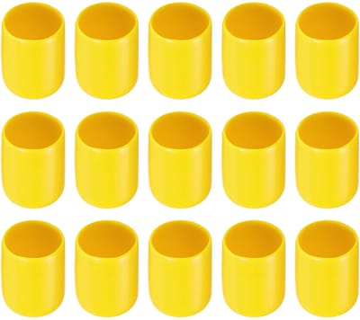 Dailygoods- Schroefdraad Protector Rubberen Eindkappen - 25 Pack - 5/8" (16 mm) ID - Slijtvast - Roestbescherming - Stofisolatie - Eindkap
