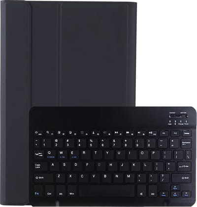 Hoes - Geschikt voor Lenovo Tab M10 Plus (3e / 3rd Generatie) - Keyboard Book Cover - Toetsenbord Case - Hoesje - Zwart