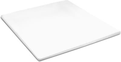 Cinderella Sundays Hoeslaken - Topper - 100% Katoen-Satijn - 160x200 cm - tot 15 cm  - Wit