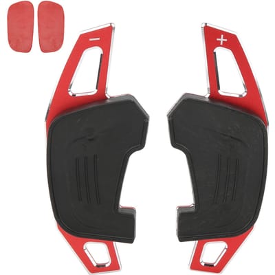 1 Paire Extensions de Palette au Volant Remplacement pour Lamando GTS Sagitar GLI Red black