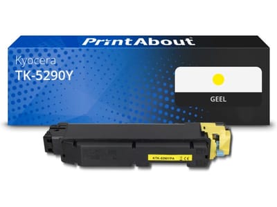 PrintAbout huismerk Toner TK-5290Y Geel Geschikt voor Kyocera